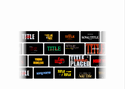 TITLE CARD BUNDLE